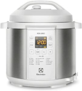 Panela de Pressão Elétrica Electrolux 6L Branca Experience por Rita Lobo (PCC21)