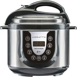 Panela de Pressão Eletrônica Ped-01 127v/60hz Agratto, 3878, Inox