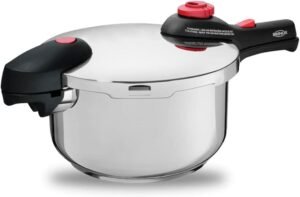 Panela de Pressão Inox Ø22X25Cm-6L