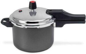 Panela de Pressão Multiflon Indução Antiaderente Fechamento Externo 4,5L Preta