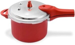 Panela de Pressão Pressure c/ Indução 4,2L Vermelha -Brinox