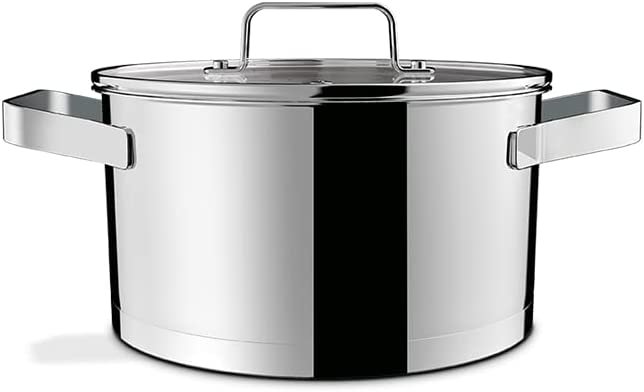 Caçarola Aço Inox com tampa, 4,3l, Masterchef