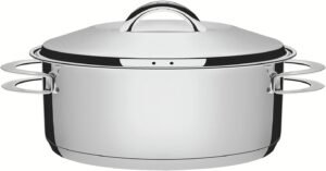 Caçarola Rasa com Fundo Triplo Tramontina Solar Inox 20 cm