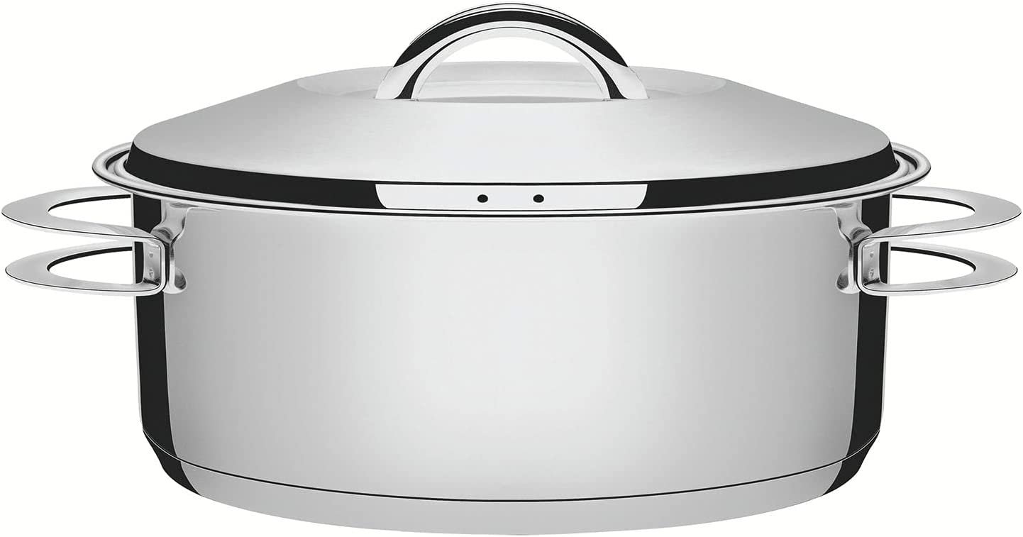 Caçarola Rasa com Fundo Triplo Tramontina Solar Inox 20 cm