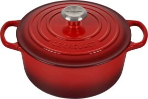 LE CREUSET Panela Redonda, 24 Cm - Signature, 2117724, Vermelho