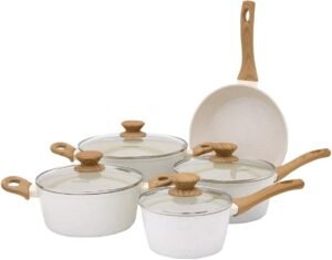Mimo Style Conjunto 5 Panelas Mármol Cook Estrutura Alumínio