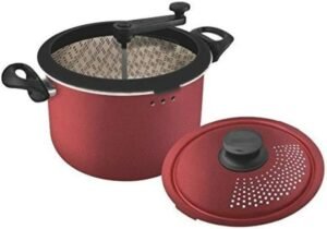 Panela 3 em 1 de Alumínio com Revestimento Antiaderente Tramontina Vermelho Pequeno