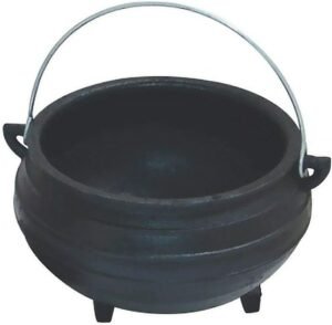 Panela Tripé De Ferro Fundido Sem Tampa - Capacidade 300ml