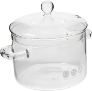 Panela de vidro com tampa e alça dupla -20º a 150º - 1500ml