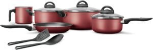 Jogo de Panelas 7pcs Chilli, Cereja, Brinox 