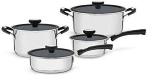 Jogo de Panelas com Revestimento Interno Cerâmico Tramontina Solar Inox