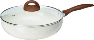 Panela Wok Ceramic Life Smart Plus 3,4L Vanilla 4791 Brinox