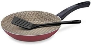 Tramontina Paris Conjunto de Frigideira com Espátula, Vermelho, 20 cm