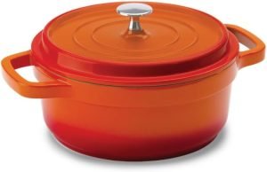 HERCULES Caçarola Redonda, Laranja, 25.4 X 11 Cm, 4.3L, Herces Pa9000-24L, 