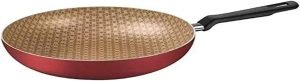 Frigideira Funda Tramontina Loreto em Alumínio com Revestimento Interno Antiaderente Starflon Max Vermelho 24 cm 2,2 L 